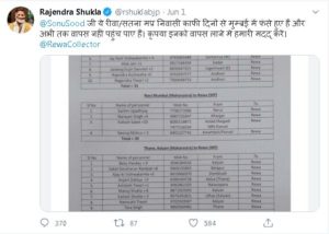 Rajendra Shukla Tweet