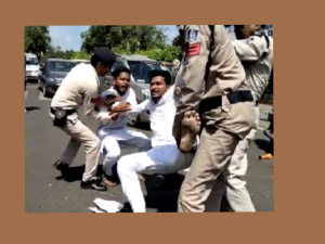 Bhopal NSUI Protest